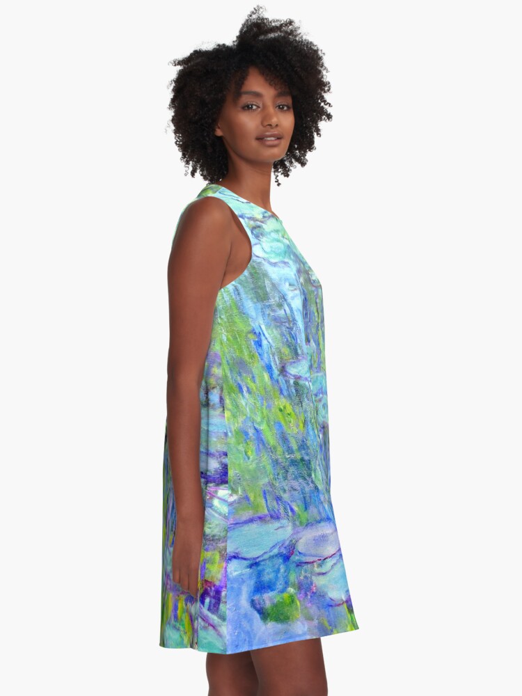 Alternate view of Water Lilies moneT A-Line Dress