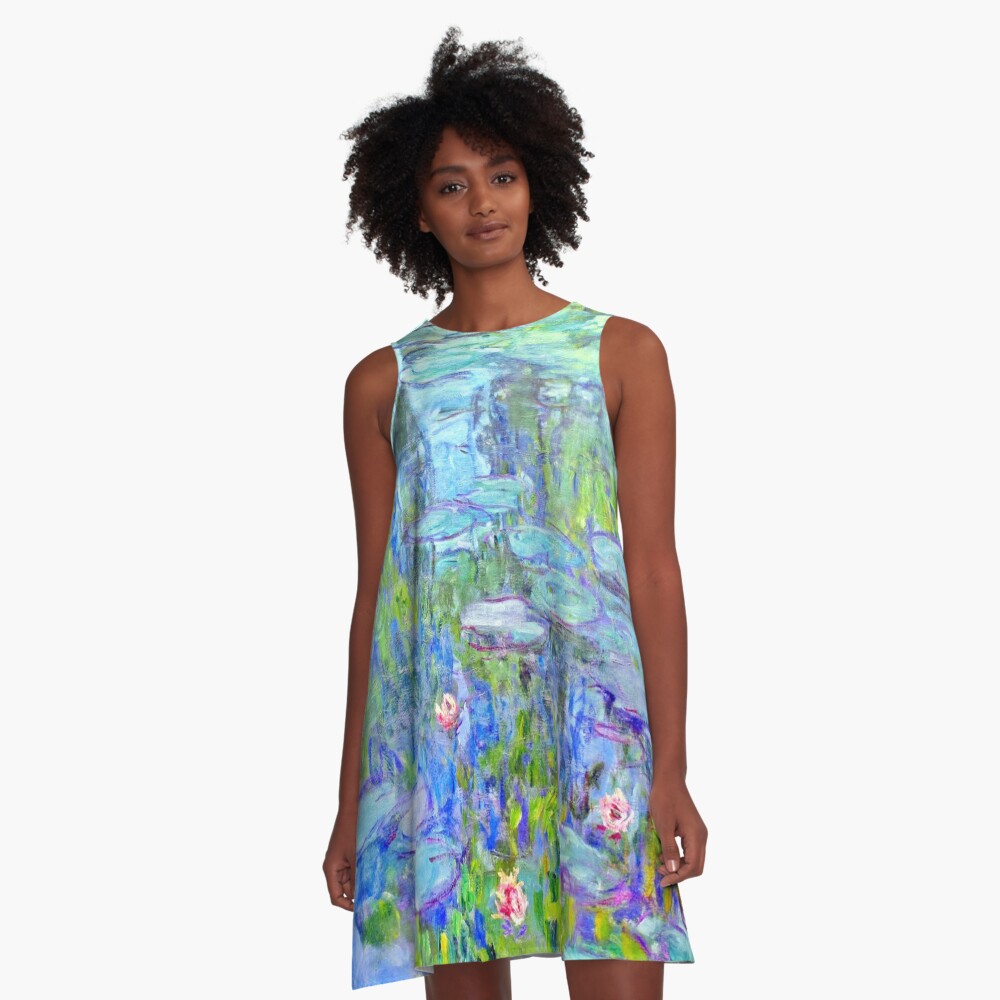 Water Lilies moneT A-Line Dress