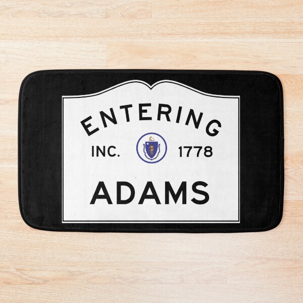 Item preview, Entering Adams Massachusetts - Commonwealth of Massachusetts Road Sign  designed and sold by NewNomads.