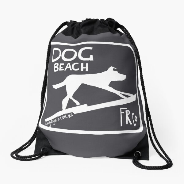 The Dingo started it (white) Drawstring Bag