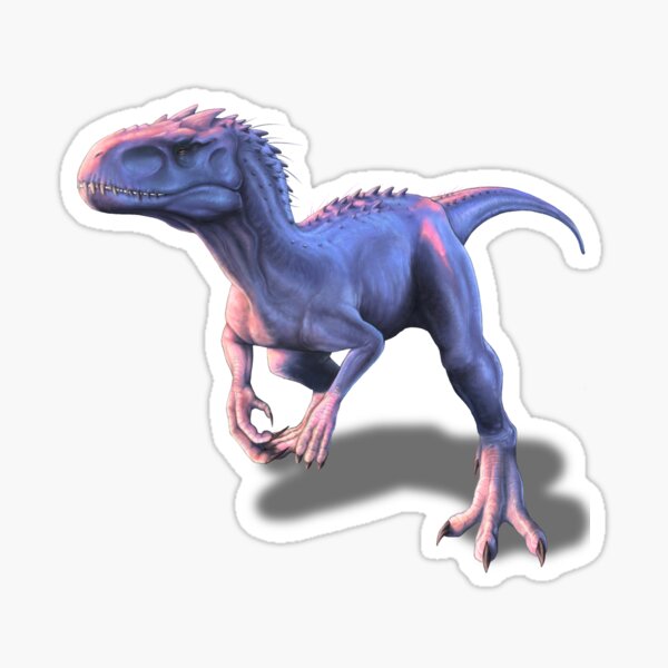 Jurassic world fan art, indominus rex Sticker for Sale by