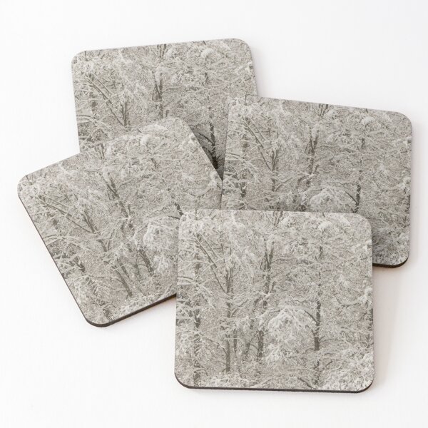 Item preview, SNOW-LACE ON THE TREES designed and sold by Elaine Bawden.
