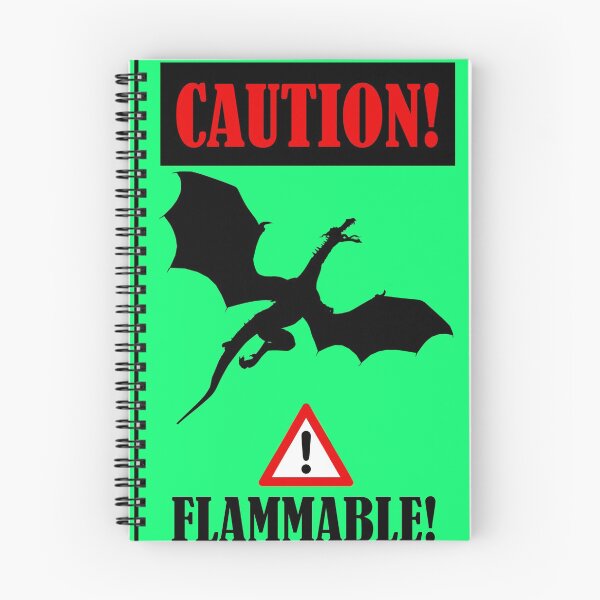 Item preview, Caution! Dragons are Flammable! designed and sold by arttiisens.
