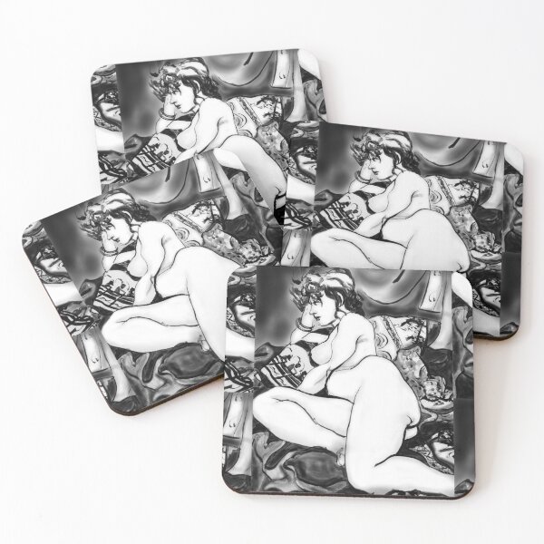 Item preview, Reclining Rubinesque female nude designed and sold by Mabbatt-art.