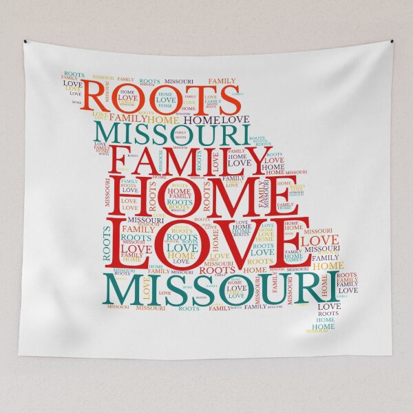 Item preview, Missouri Home, Love, Roots and Family Map designed and sold by marosharaf.