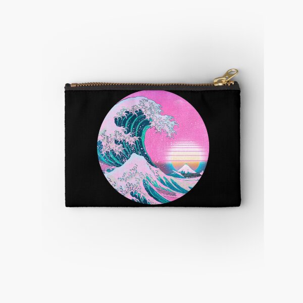 Item preview, Vaporwave Aesthetic Great Wave Retro Sunset designed and sold by CoitoCG.