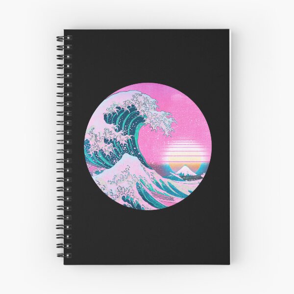 Item preview, Vaporwave Aesthetic Great Wave Retro Sunset designed and sold by CoitoCG.