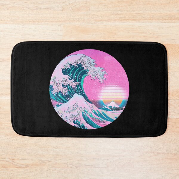 Item preview, Vaporwave Aesthetic Great Wave Retro Sunset designed and sold by CoitoCG.