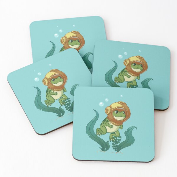 Item preview, Sea Explorer Frog designed and sold by Kmoonleaf.