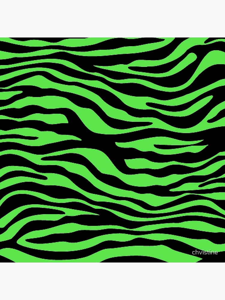 Green zebra clearance print