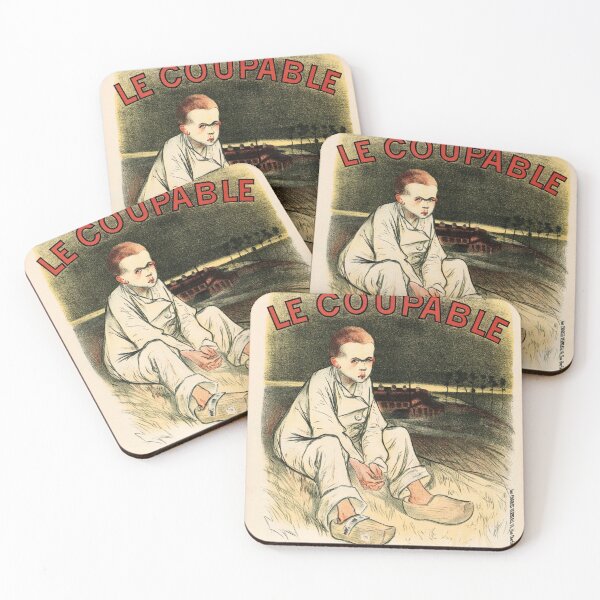 Item preview, Le Journal LE COUPABLE Newspaper Cover by Poster Artist Theophile Steinlen designed and sold by retroposters.