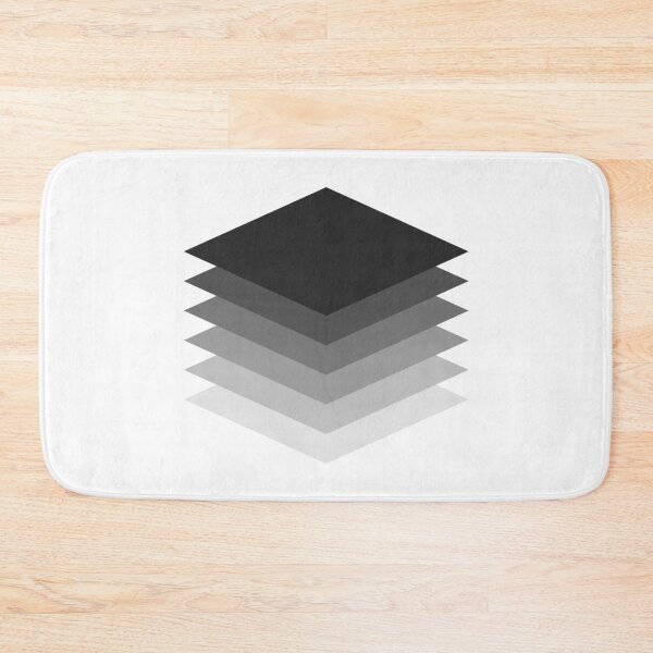 Item preview, Grey Geometric Layered Squares. Modern, Minimalist design. designed and sold by PandaAvenue.