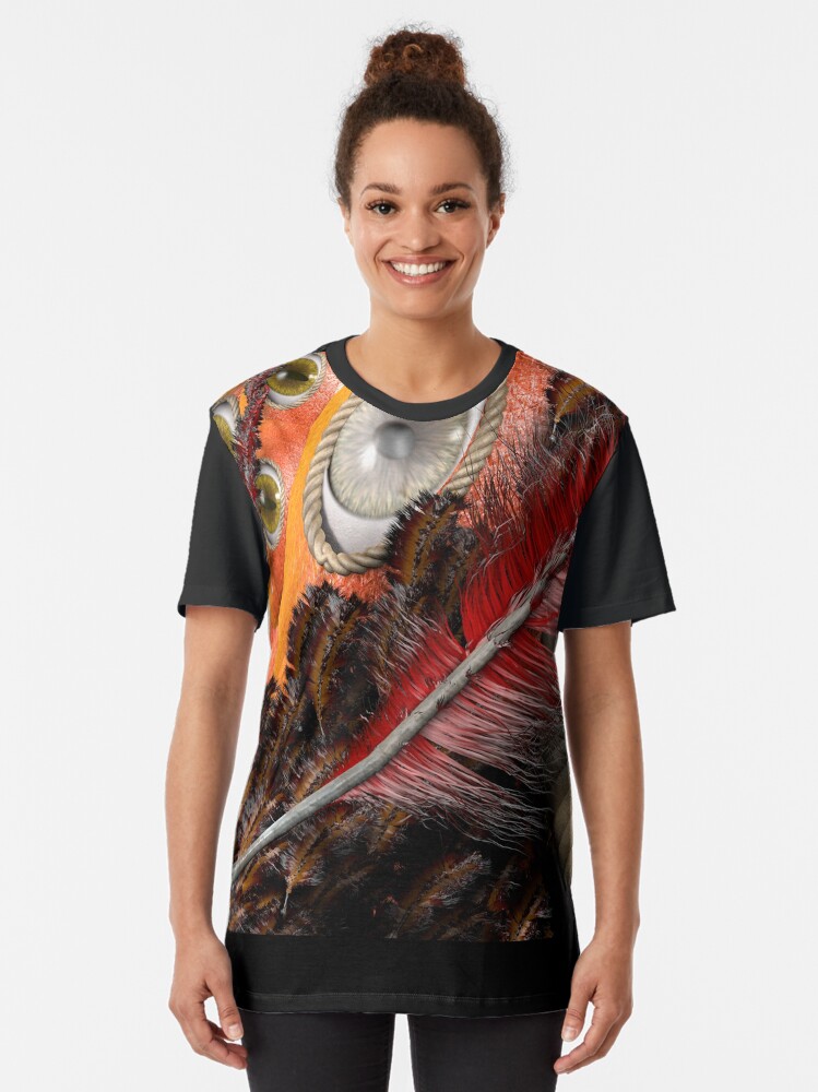 Alternate view of all eyes on you Graphic T-Shirt
