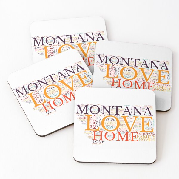 Item preview, Montana Home, Love, Roots and Family Map designed and sold by marosharaf.