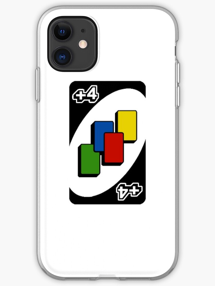 Uno Draw 4 Cover Iphone Case Cover By Dwrys27 Redbubble