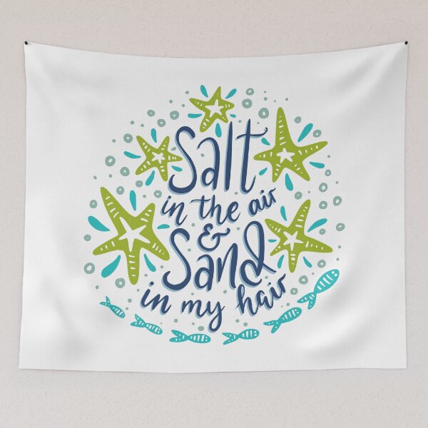 Item preview, Salt In The Air & Sand In My Hair designed and sold by Vintage-Artwork.
