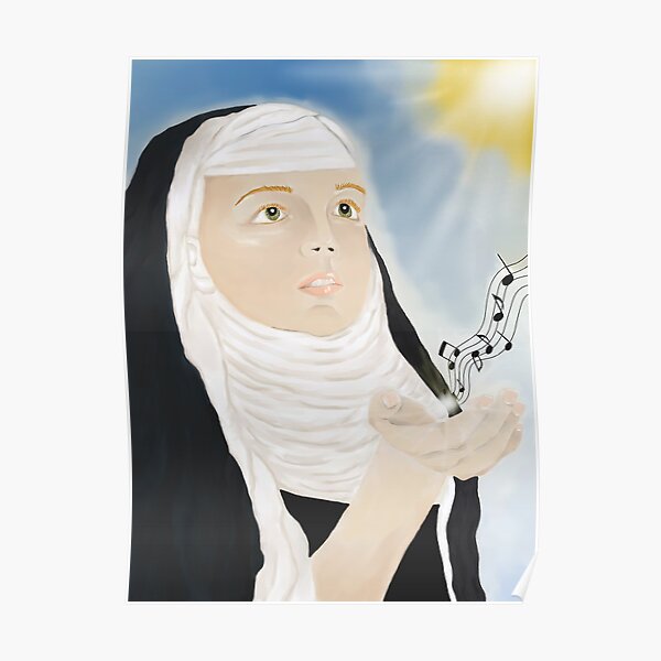 viele Nerven und meine Maus;)
Hildegard von Bingen (1098 - 17. September 1179) Poster
