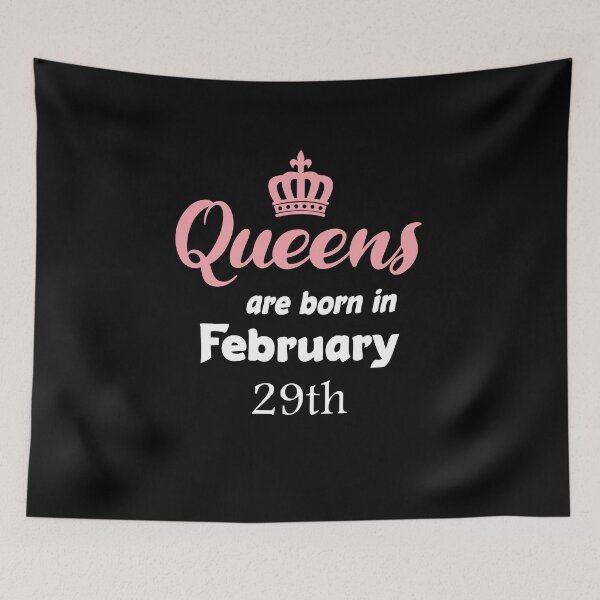 Item preview, Queens are born in February 29th designed and sold by TastefulTees.
