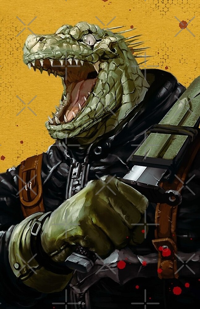  Caiman dorohedoro by bawabuf Redbubble