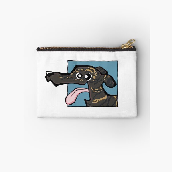 Item preview, Greyhound - Dark Brindle (Face) WHITE BG designed and sold by TheChicken.