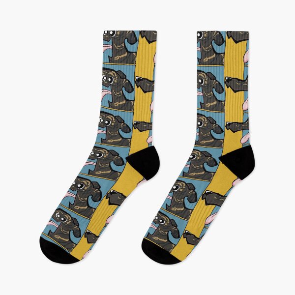 Item preview, Greyhound - Dark Brindle (Face) YELLOW BG designed and sold by TheChicken.