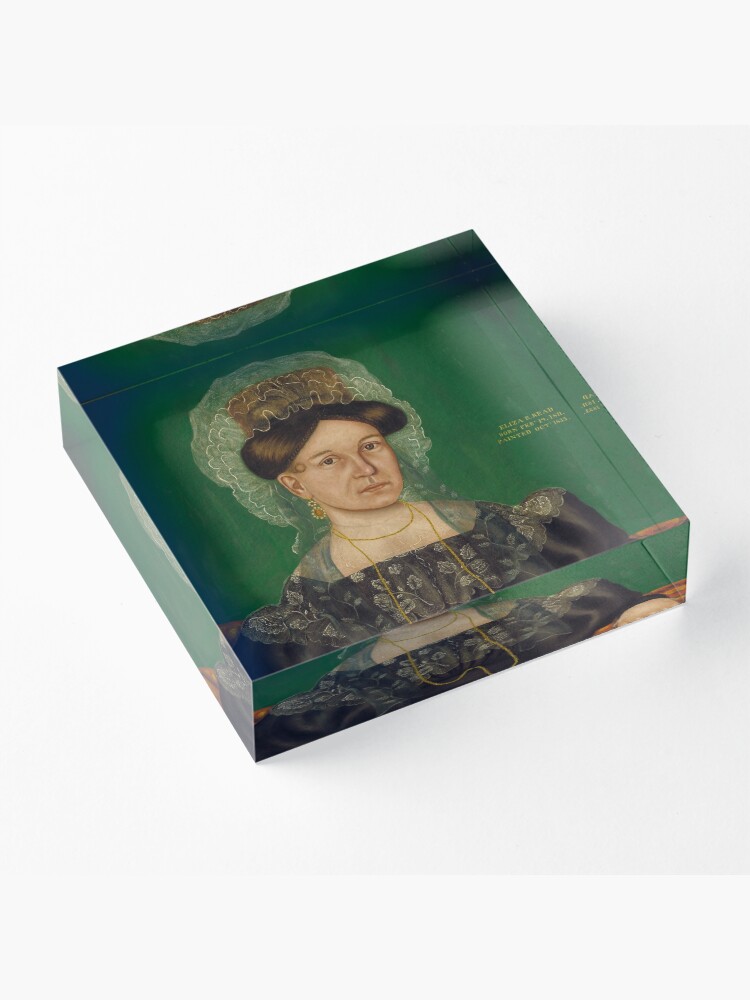 Alternate view of Eliza R. Read Oil Painting by Royall Brewster Smith Acrylic Block