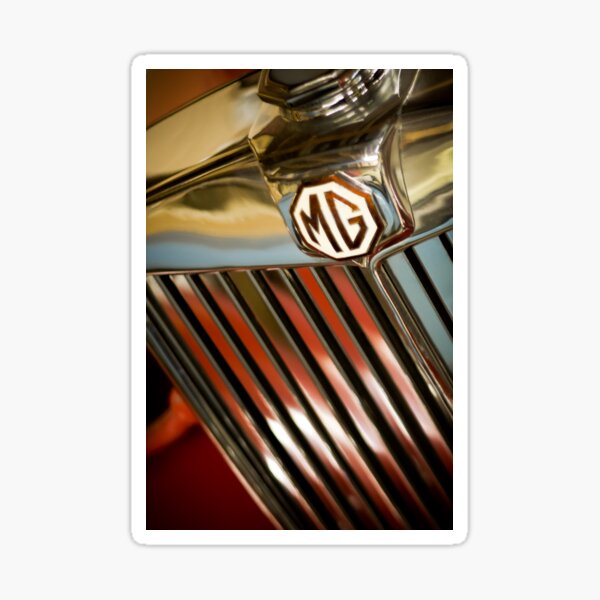 1950 MGTD Roadster Sticker