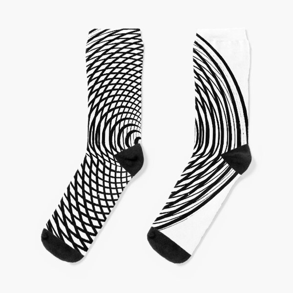 Geometrical Figure - Cool optical illusions drawings Socks