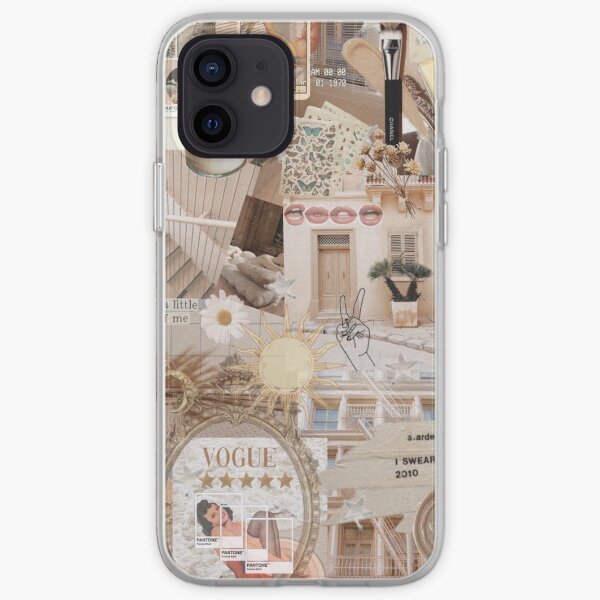 beige aesthetic iPhone Soft Case