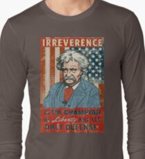 Mark Twain Irreverence & Liberty Long Sleeve T-Shirt