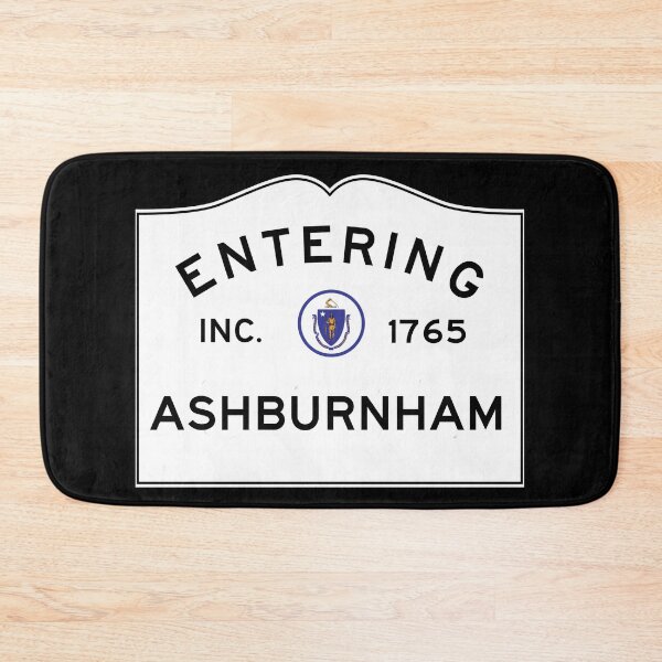 Item preview, Entering Ashburnham Massachusetts - Commonwealth of Massachusetts Road Sign  designed and sold by NewNomads.