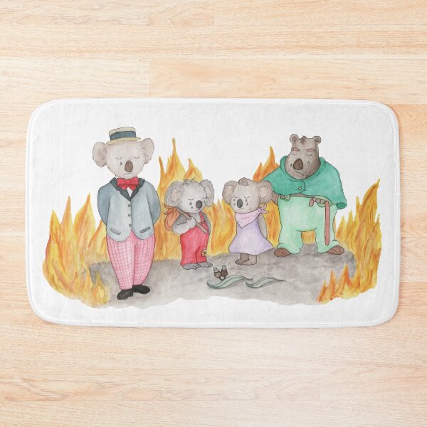 Item preview, Goodbye Blinky Bill - Australian Bushfire - Wildlife - Koalas designed and sold by Art by Kathleen Stuart.