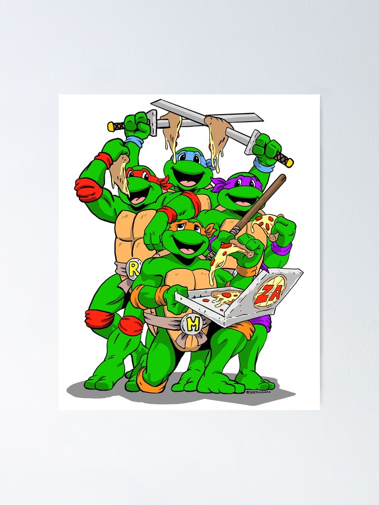 Custom Birthday Shirts, Teenage Mutant Ninja Turtle Original Comic Theme Birthday  Shirt - Ink In Action