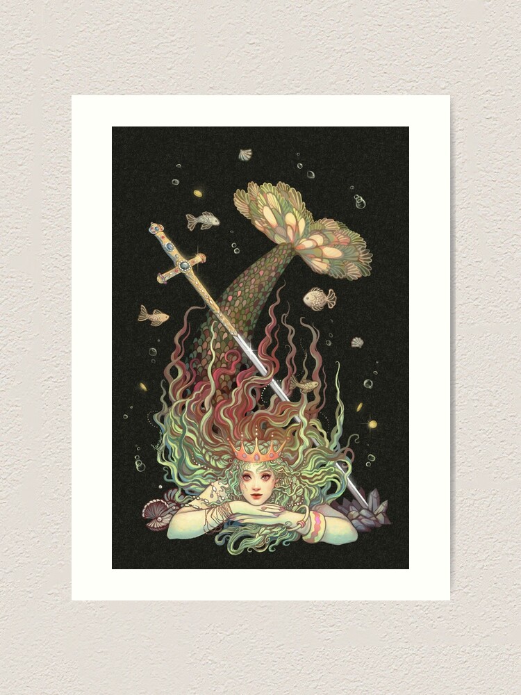 Alternate view of Protetora da Espada Art Print