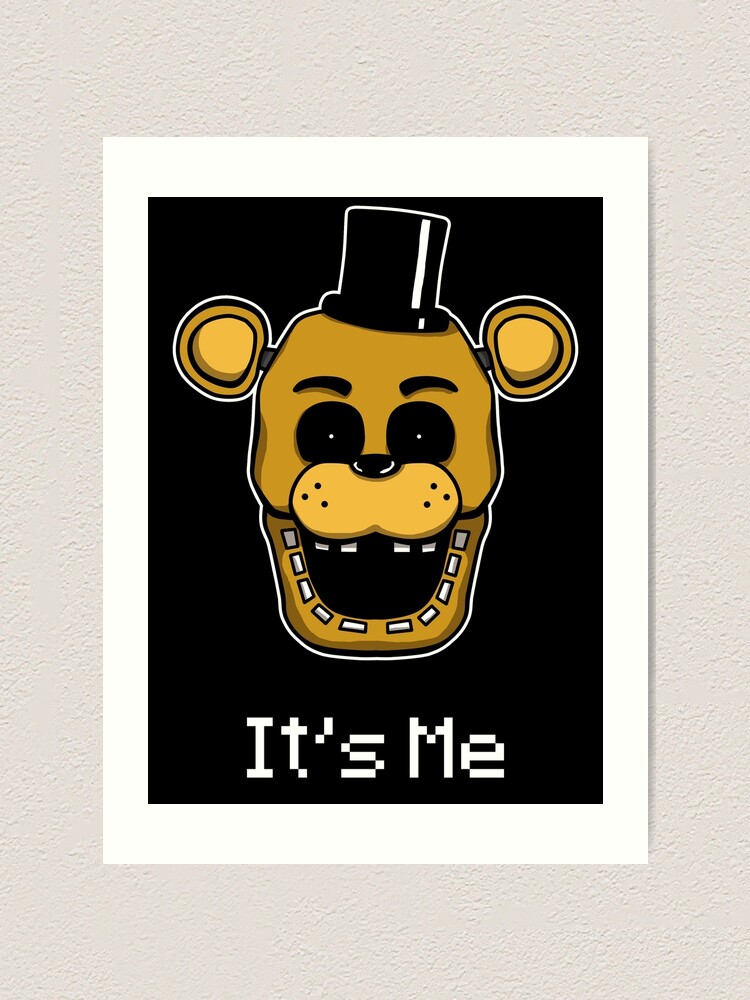 Five Nights at Freddy's - FNAF - Golden Freddy Sticker for Sale by  Kaiserin