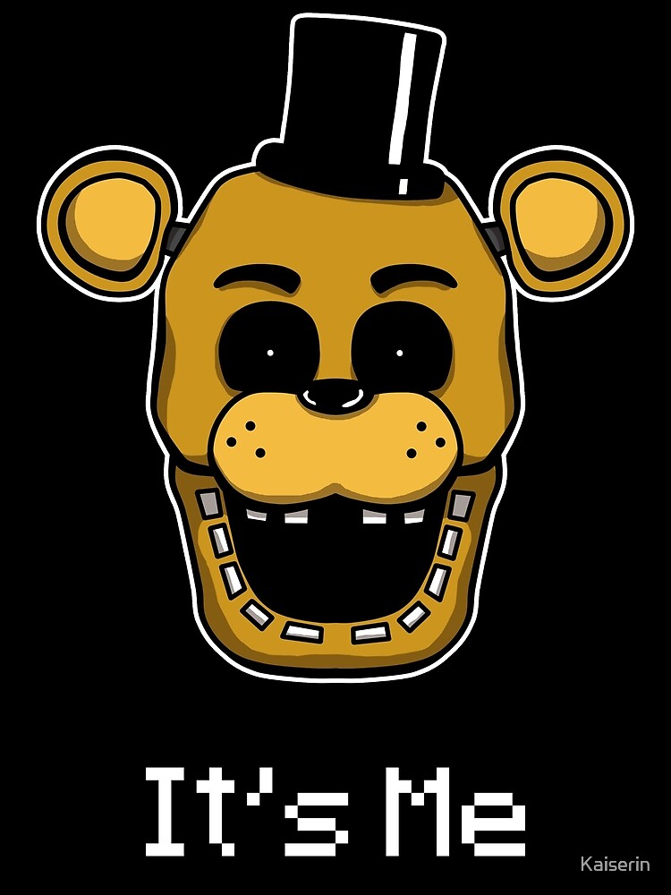 FNAF Golden Freddy Fredbear It's Me Greeting Card for Sale by Bitw1se