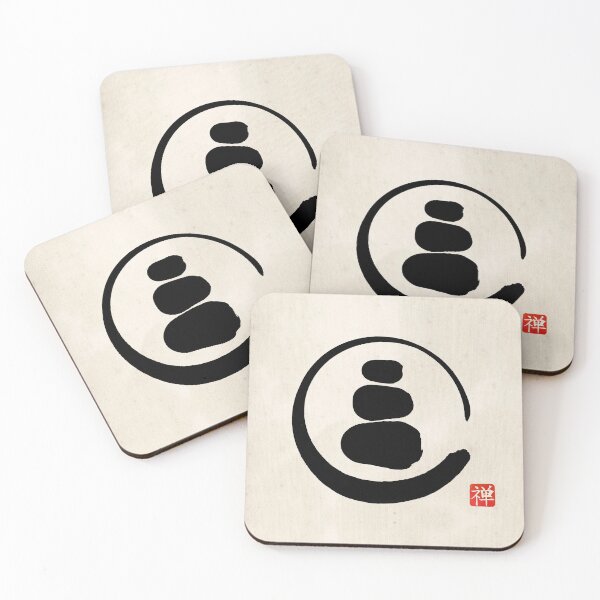 Item preview, Zen Enso Circle and Zen stones designed and sold by k9printart.