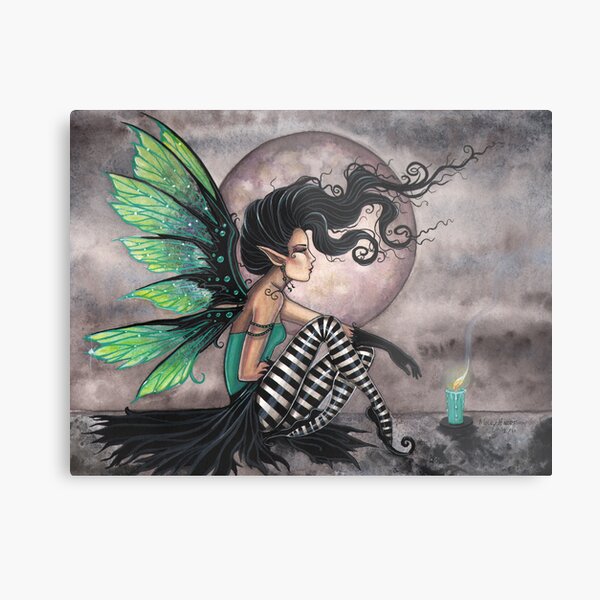 "Secret Place" Fairy Art by Molly Harrison Metal Print