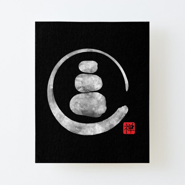 Zen Handcrafted Wooden Wall Clock Ensō circle Buddhism Sign Art home decor