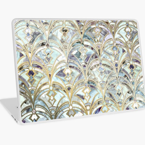Item preview, Pale Bright Mint and Sage Art Deco Marbling designed and sold by micklyn.