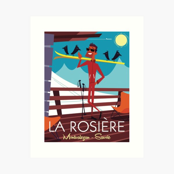 Item preview, La Rosiere ski poster designed and sold by GAGodel.