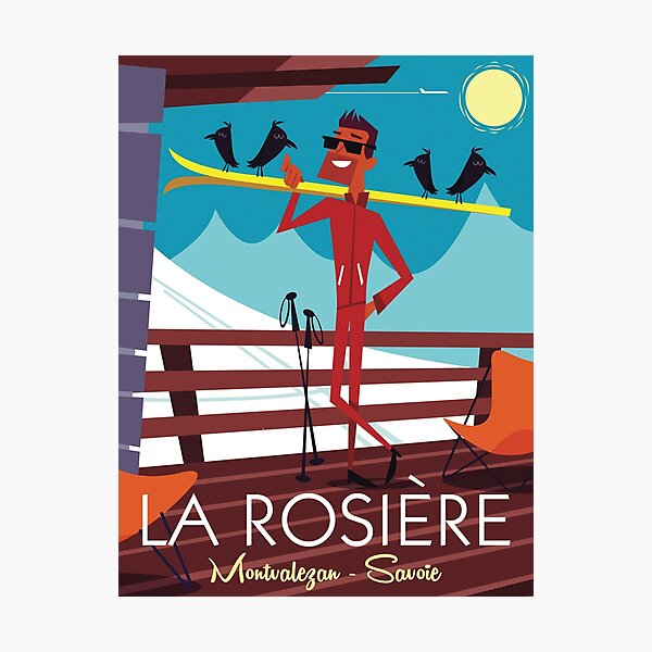 Item preview, La Rosiere ski poster designed and sold by GAGodel.