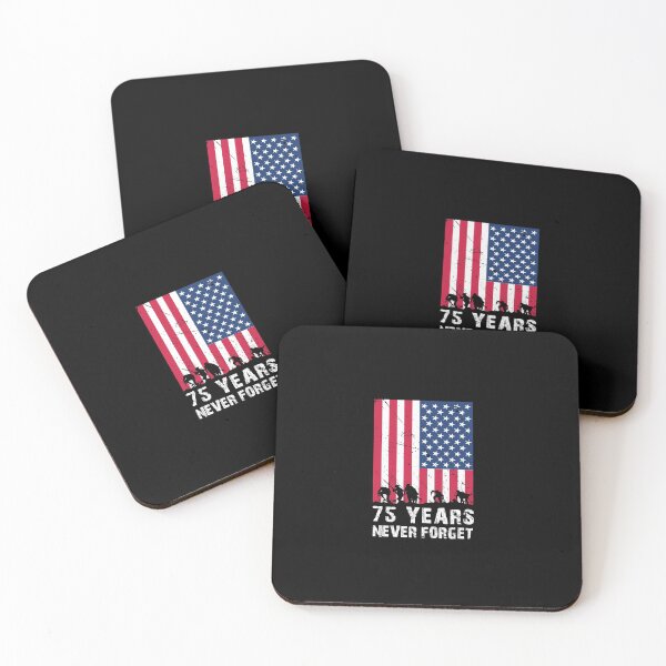 Item preview, Vintage retro American flag , never forget 75 years designed and sold by Gerald Waters.