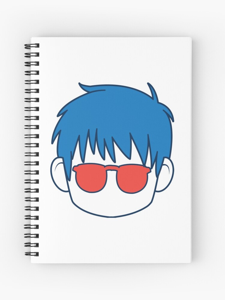 Cuaderno de espiral «Impresionante chico anime con cabello azul y gafas de dibujos animados» de elbakr | Redbubble Cuaderno de espiral «Impresionante chico anime con cabello azul y gafas de dibujos animados» de elbakr | Redbubble