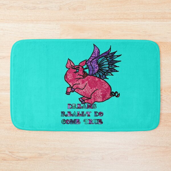 Item preview, Dreams Really Do come True Flying Pig designed and sold by artbyomega.