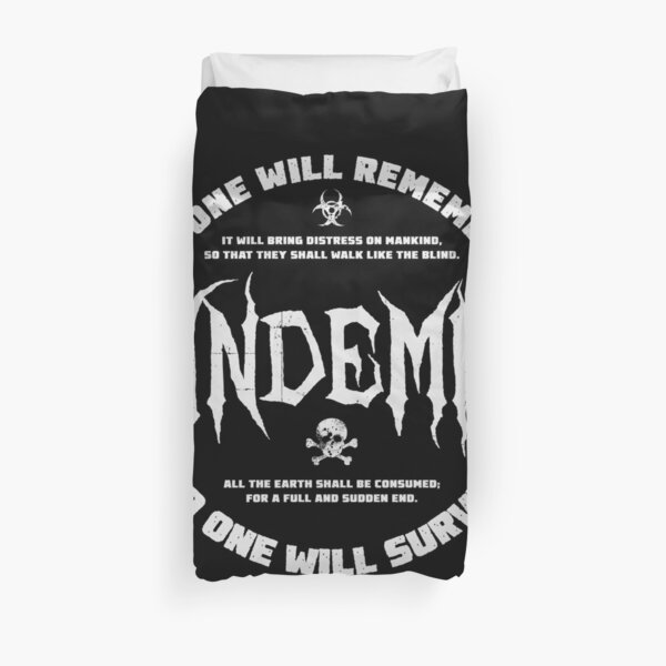 Pandemic - the Apocalypse Duvet Cover