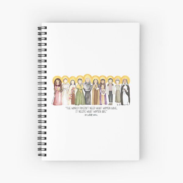 Women Saints Spiral Notebook