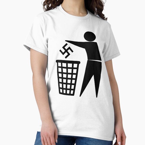 Vista previa del artículo con la obra «Camiseta nazi de basura», diseñado y vendido por MongolHorde420.