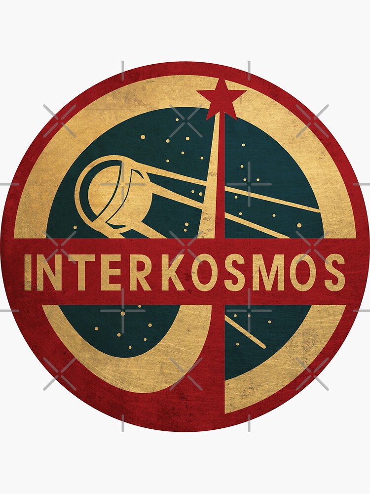 Vintage Interkosmos space program Sputnik Satellite by Beltschazar