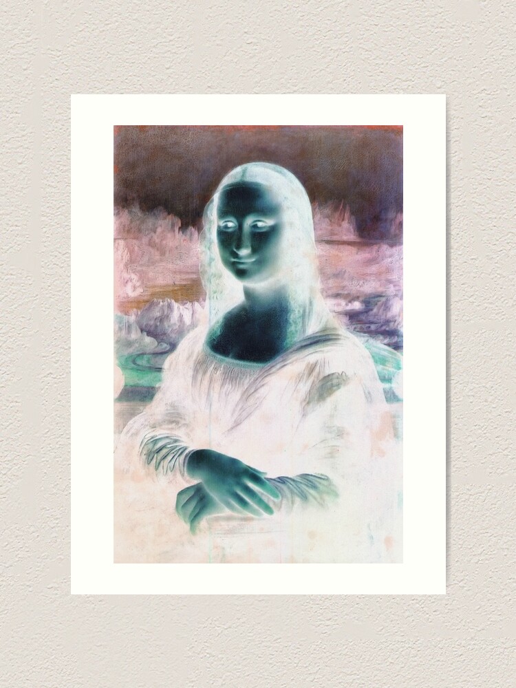  Mona Lisa with Inverted Colors, Mona Lisa Reproduction